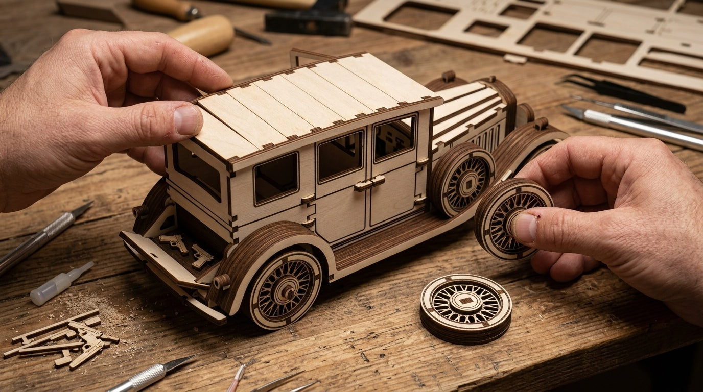 Vintage Gangster Car