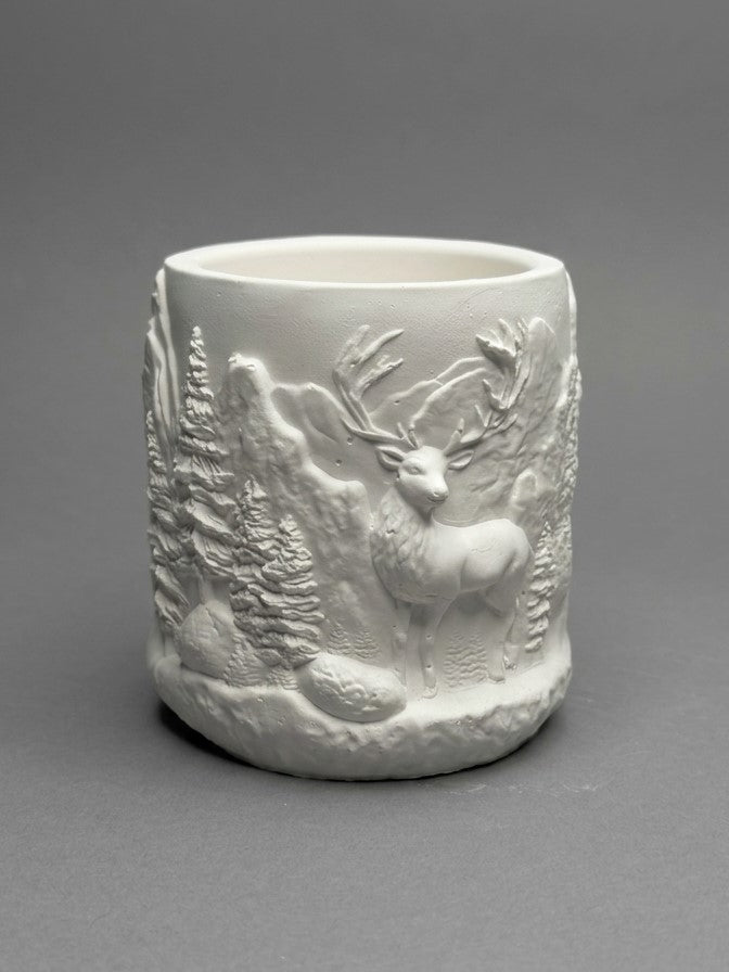 Deer in the Forest - Paint Jar