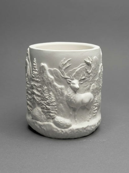 Deer in the Forest - Paint Jar