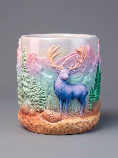 Deer in the Forest - Paint Jar
