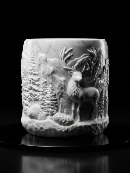 Deer in the Forest - Paint Jar