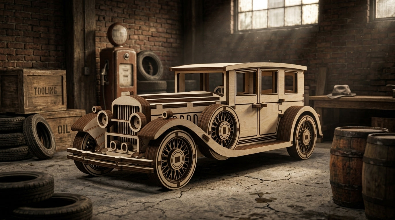 Vintage Gangster Car