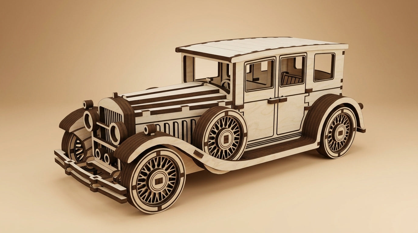 Vintage Gangster Car