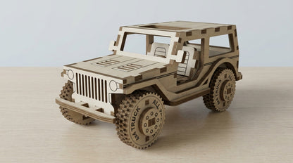 Miniature Rugged Jeep