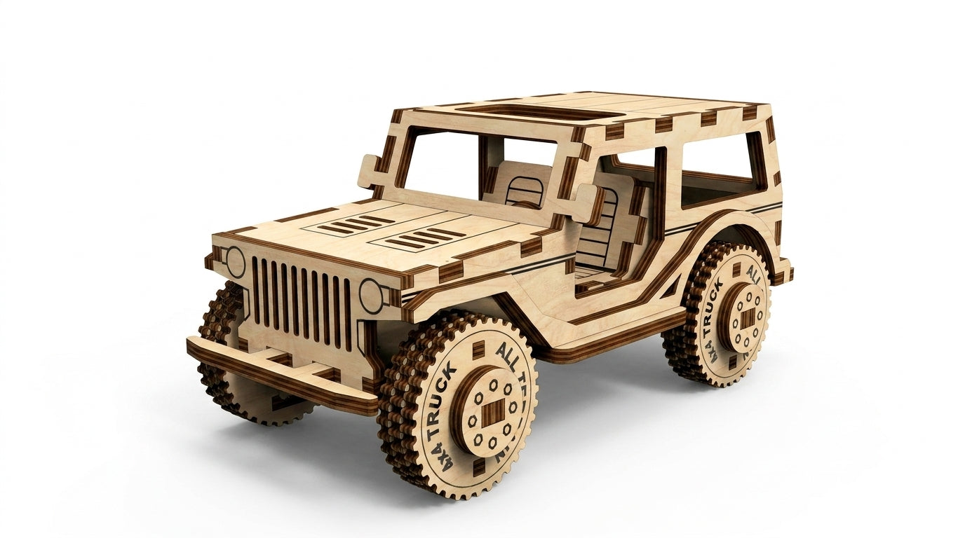 Miniature Rugged Jeep