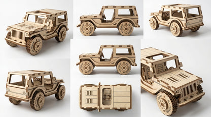 Miniature Rugged Jeep