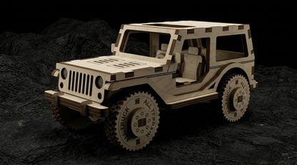 Miniature Rugged Jeep